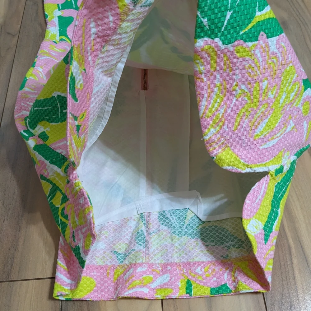 NWT! Lilly Pulitzer Target Flamingo Fan Dance Shift Dress Size 6 - Picture 8 of 15